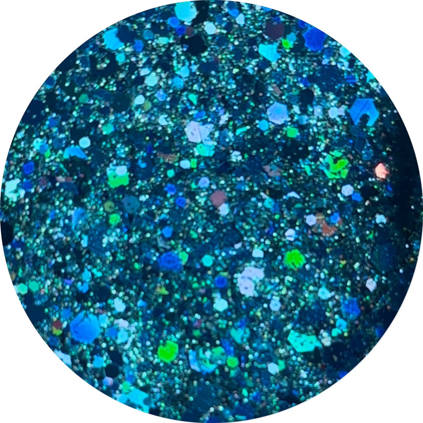 Peacock Fantasy Pressed Glitter