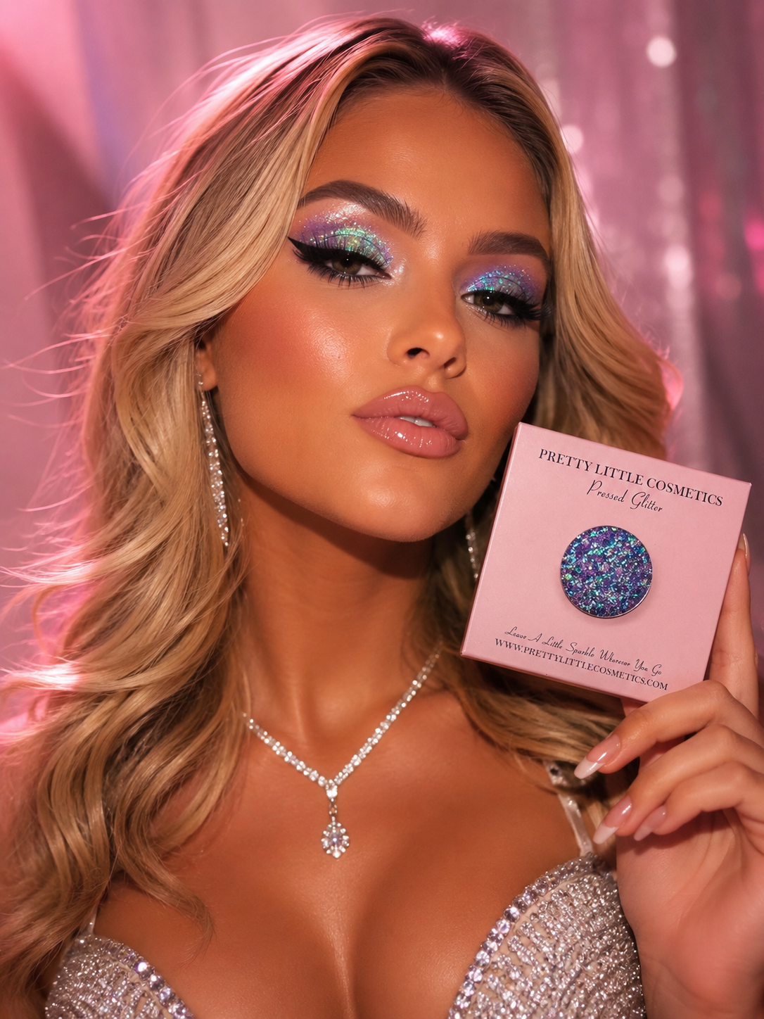 Bubblegum Lagoon Pressed Glitter
