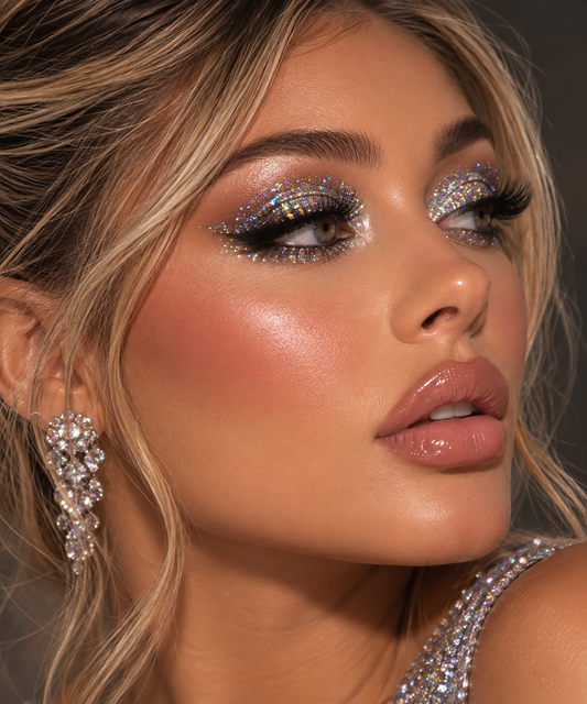 Silver Crystal Pressed Glitter
