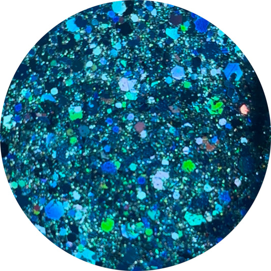 Peacock Fantasy Pressed Glitter