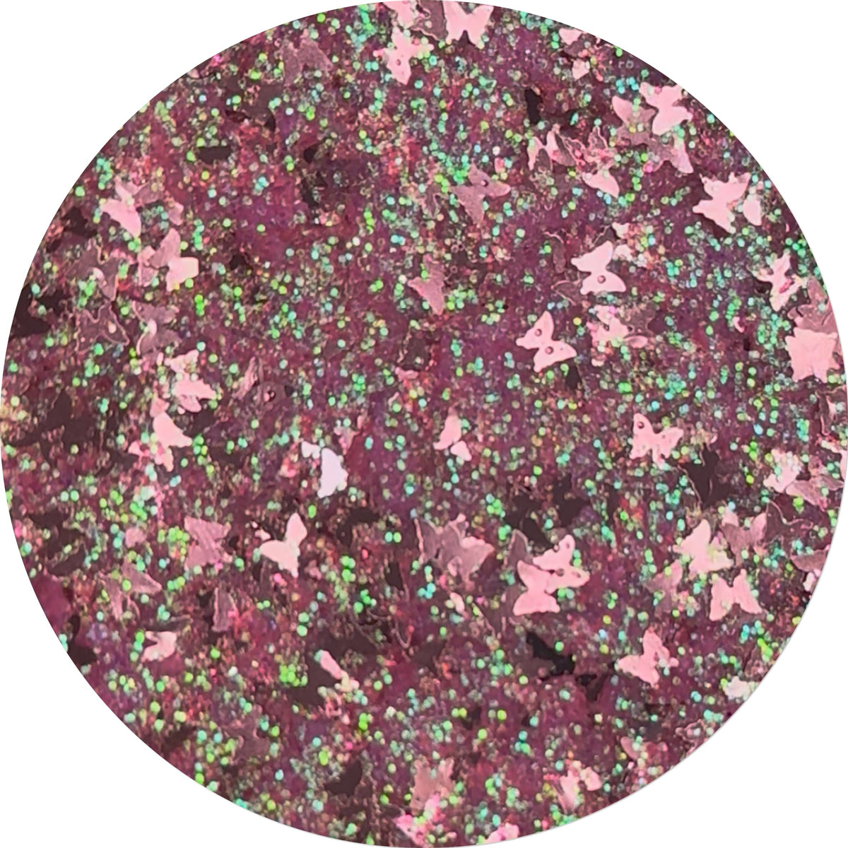 PRETTY LITTLE FLUTTER PRESSED GLITTER