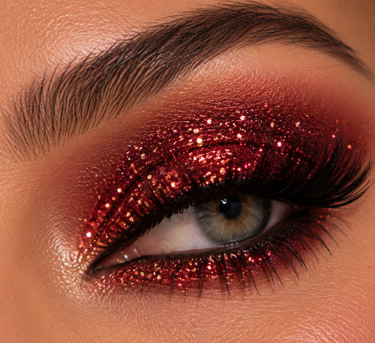 Red Rouge Pressed Glitter