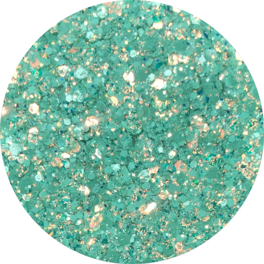 Mint Crisp Pressed Glitter